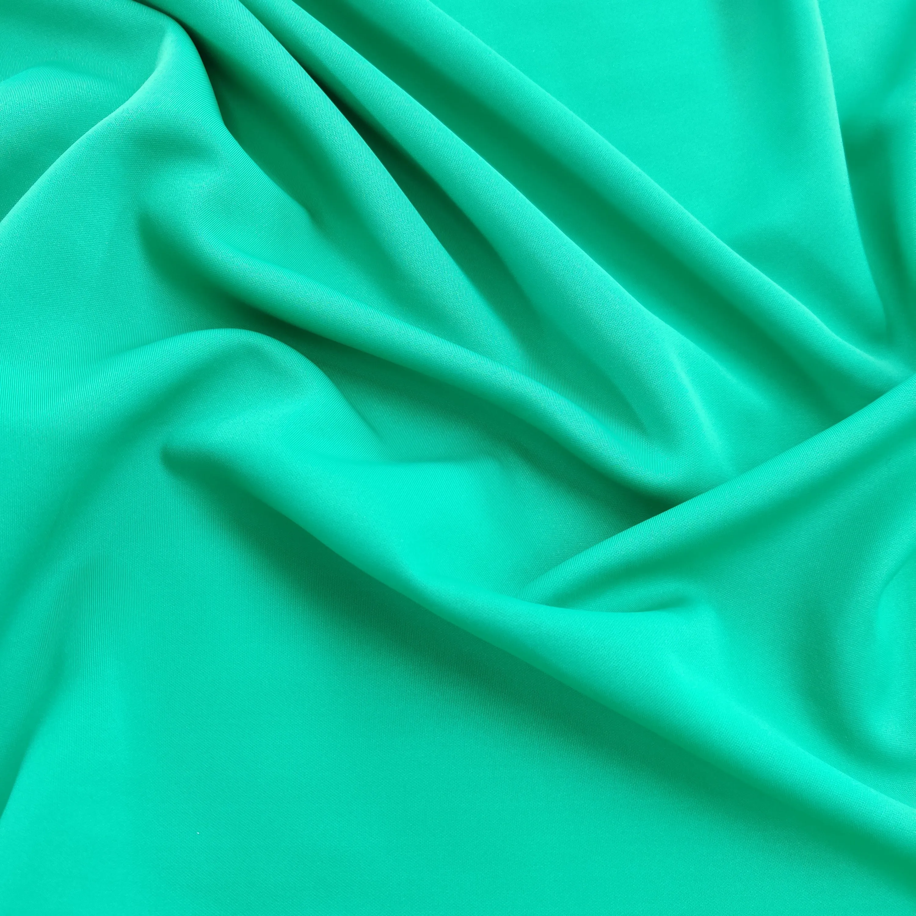 FS075 Solid Plain Scuba Stretch Knit Fabric - Over 25 Colours