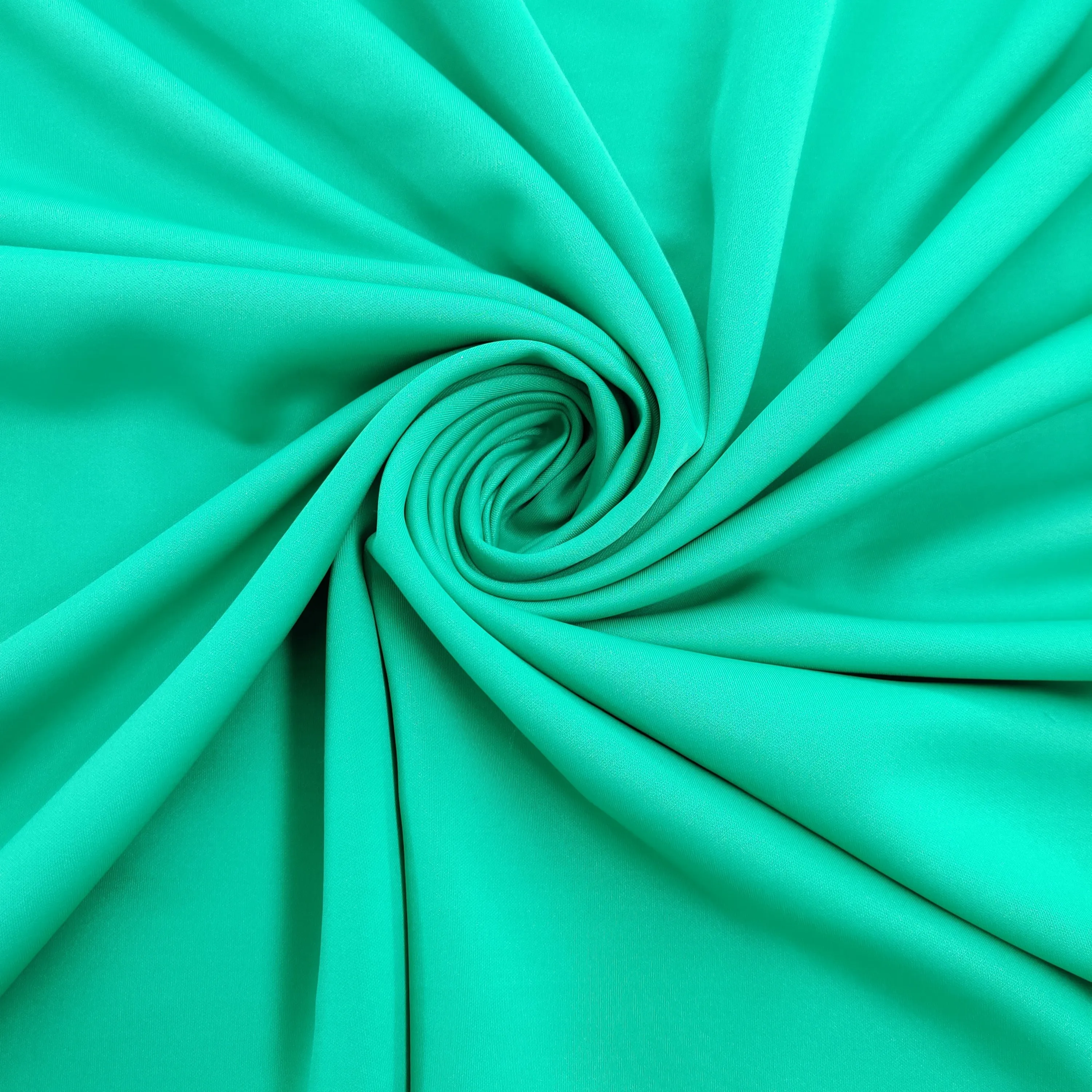 FS075 Solid Plain Scuba Stretch Knit Fabric - Over 25 Colours