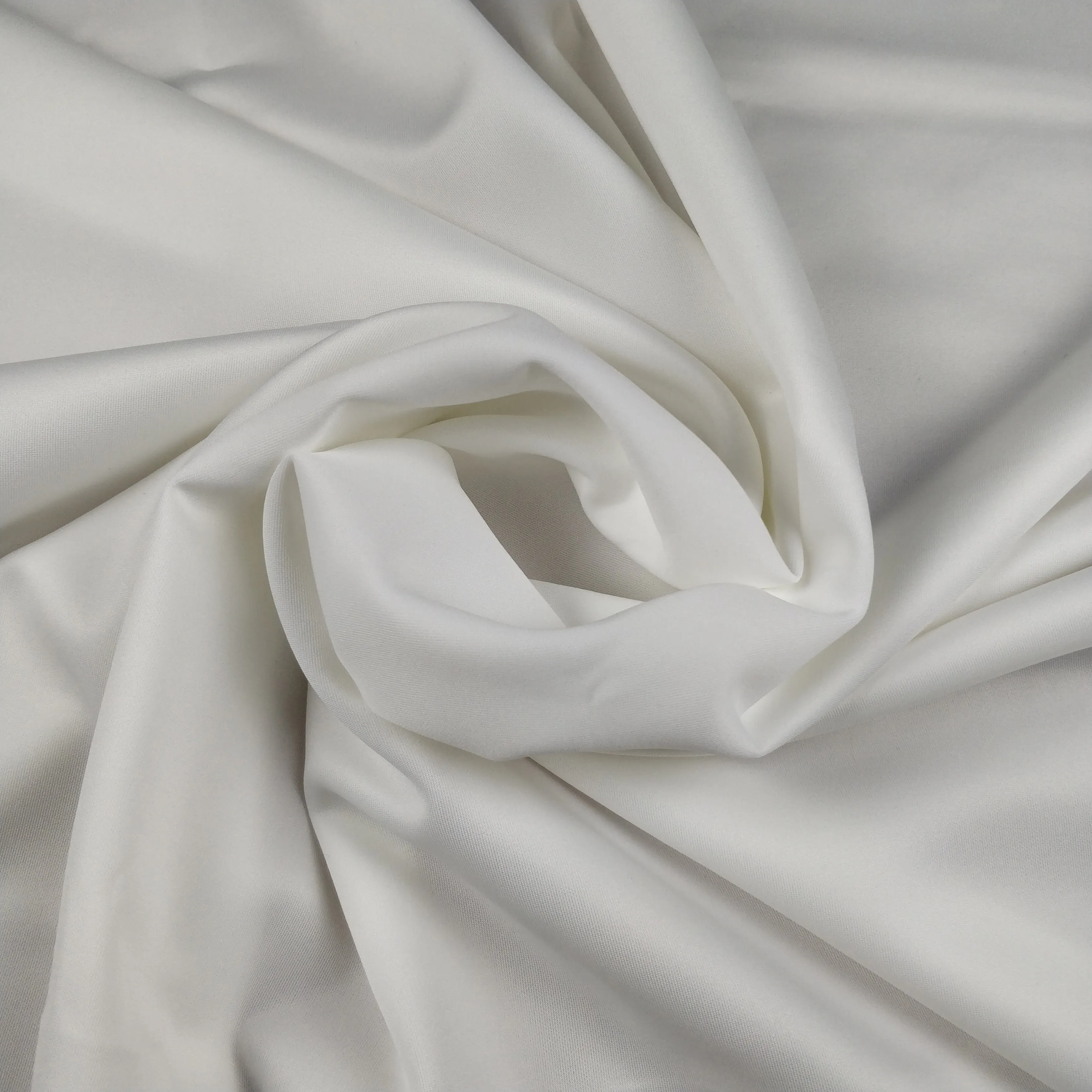 FS075 Solid Plain Scuba Stretch Knit Fabric - Over 25 Colours