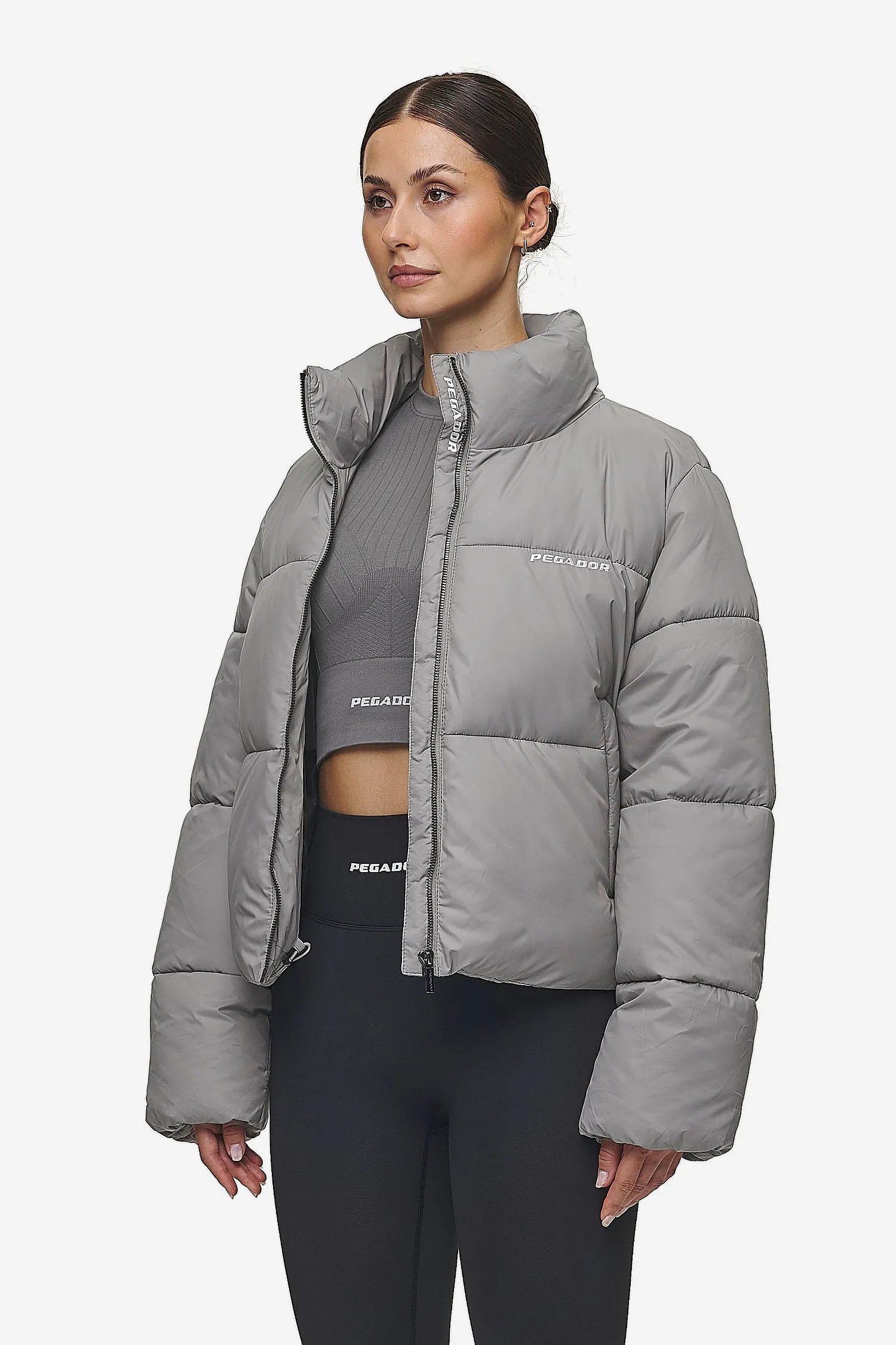 Georgia Puffer Jacket Rock Grey