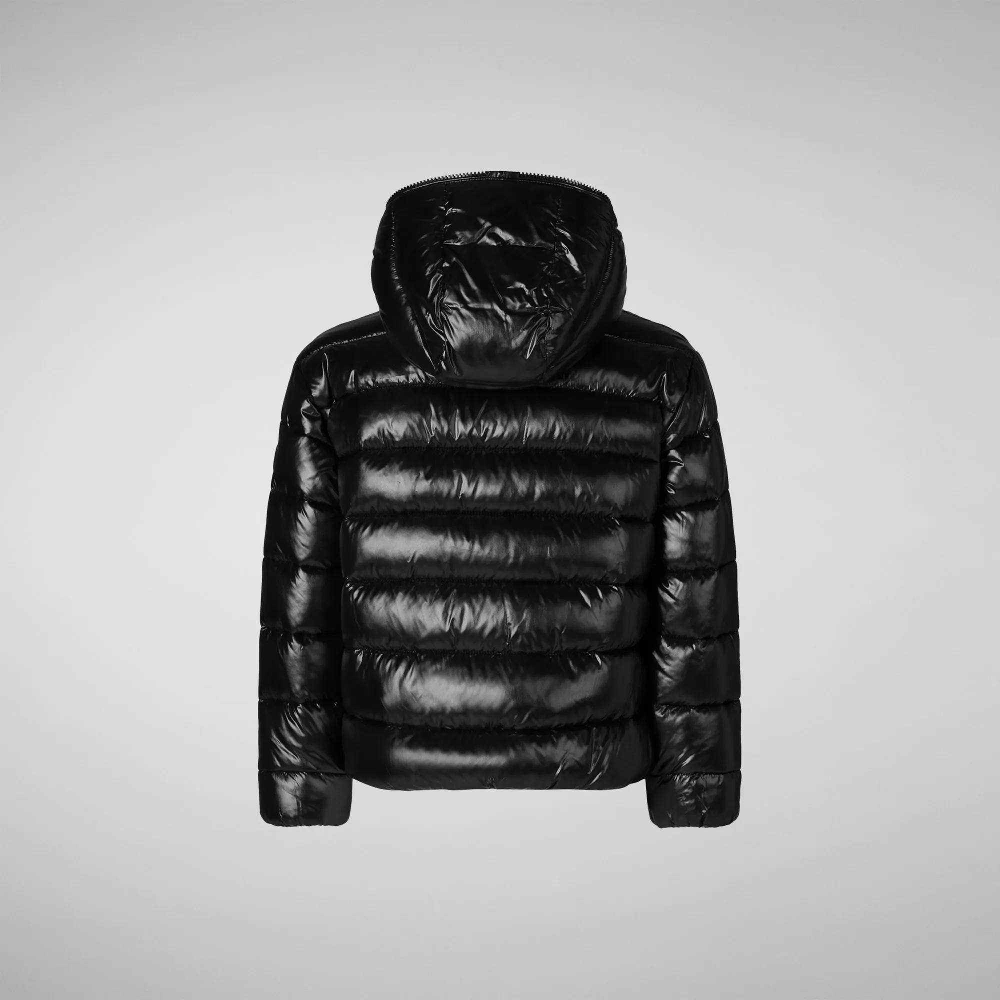 Girls' bomber with hood Imara in black