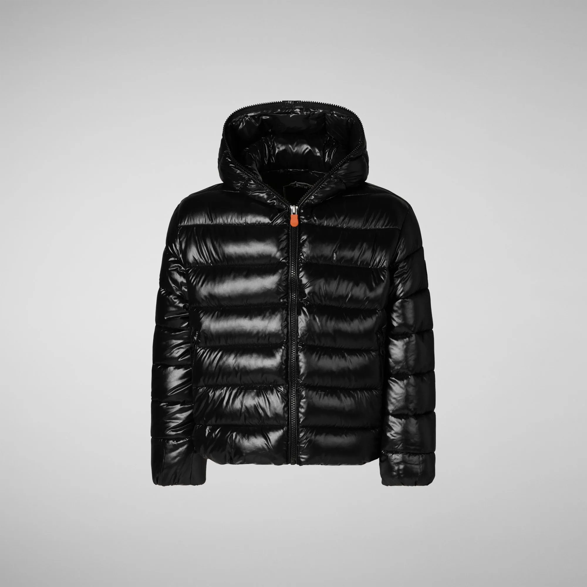Girls' bomber with hood Imara in black