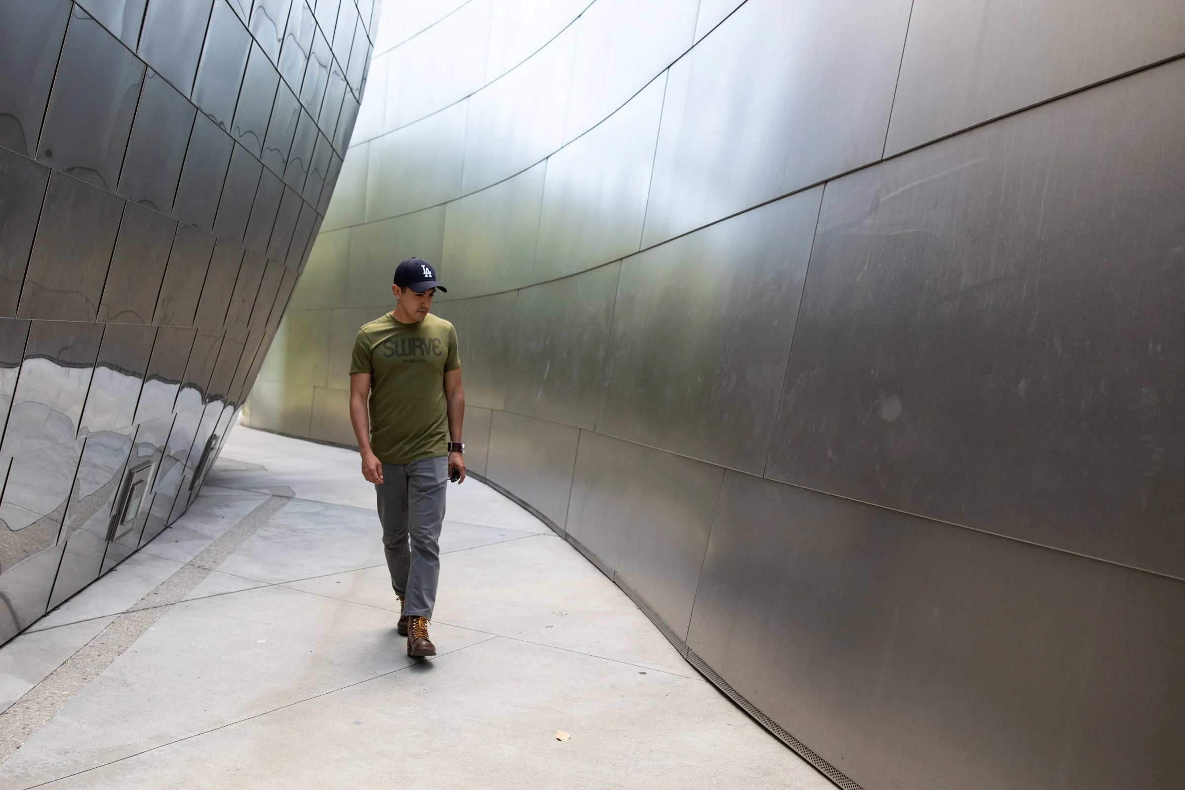 grey wash CORDURA® slim jeans
