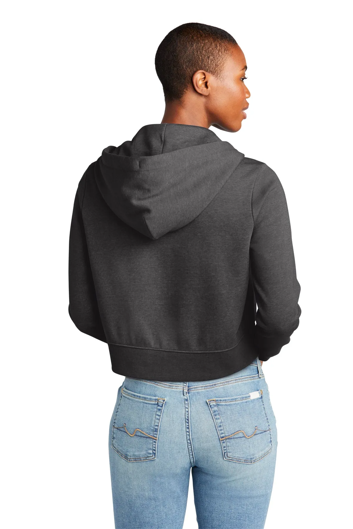 Hippie Half 2022 Women's Crop Full Zip Hoodie