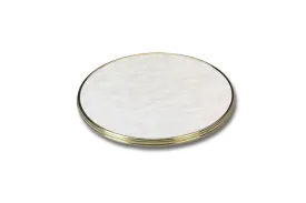 Hospitality Plus Werzalit by SM France Bistro Table Tops - Brass Edge [700 MM]