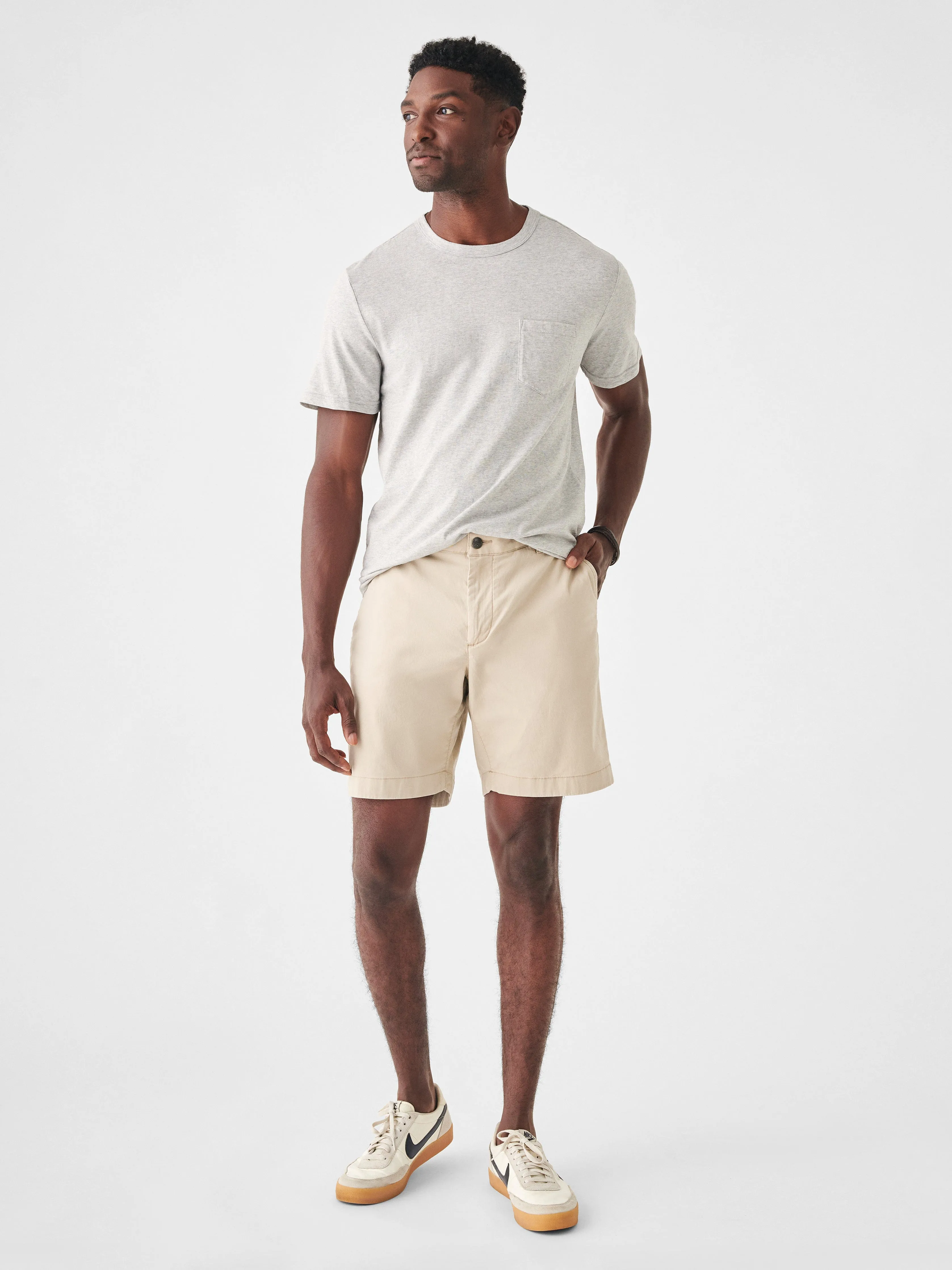 Island Life Short 8"- Khaki