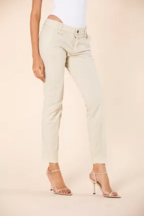 Jaqueline Archivio pantalone chino donna in gabardine curvy