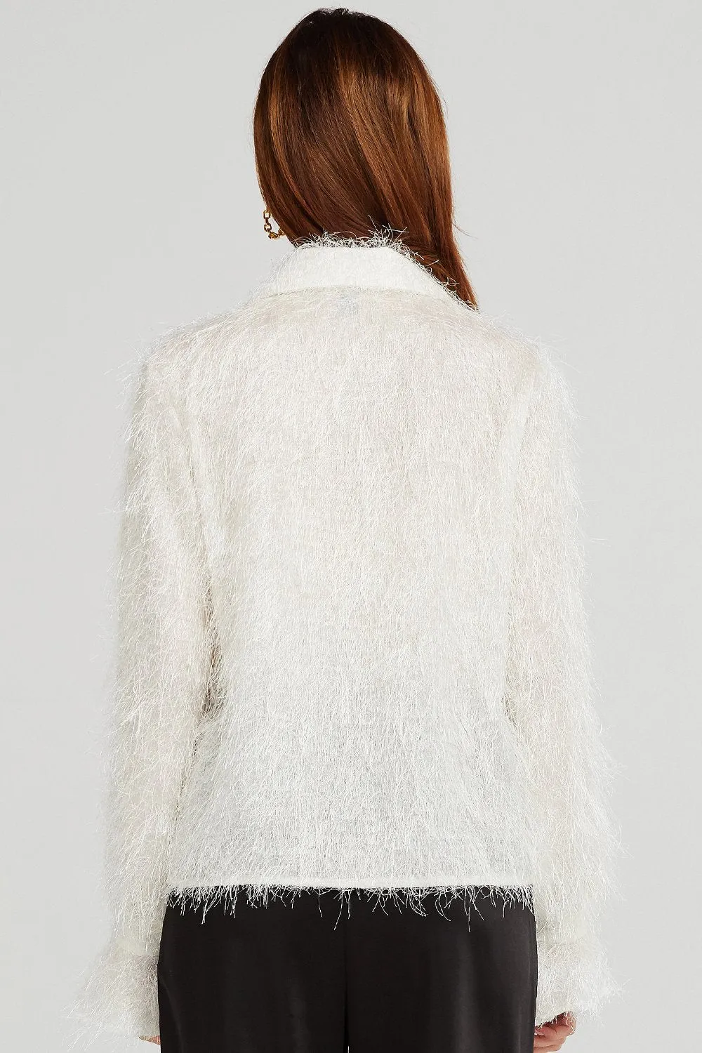 Kaitlyn Fuzzy Fringe Blouse
