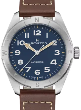 Khaki Field Expedition Auto 41 Blue - Leather Ref. H70315540