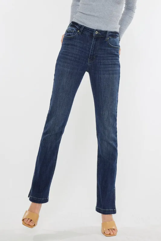lauren bootcut jean - dark wash