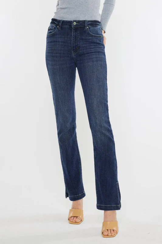 lauren bootcut jean - dark wash