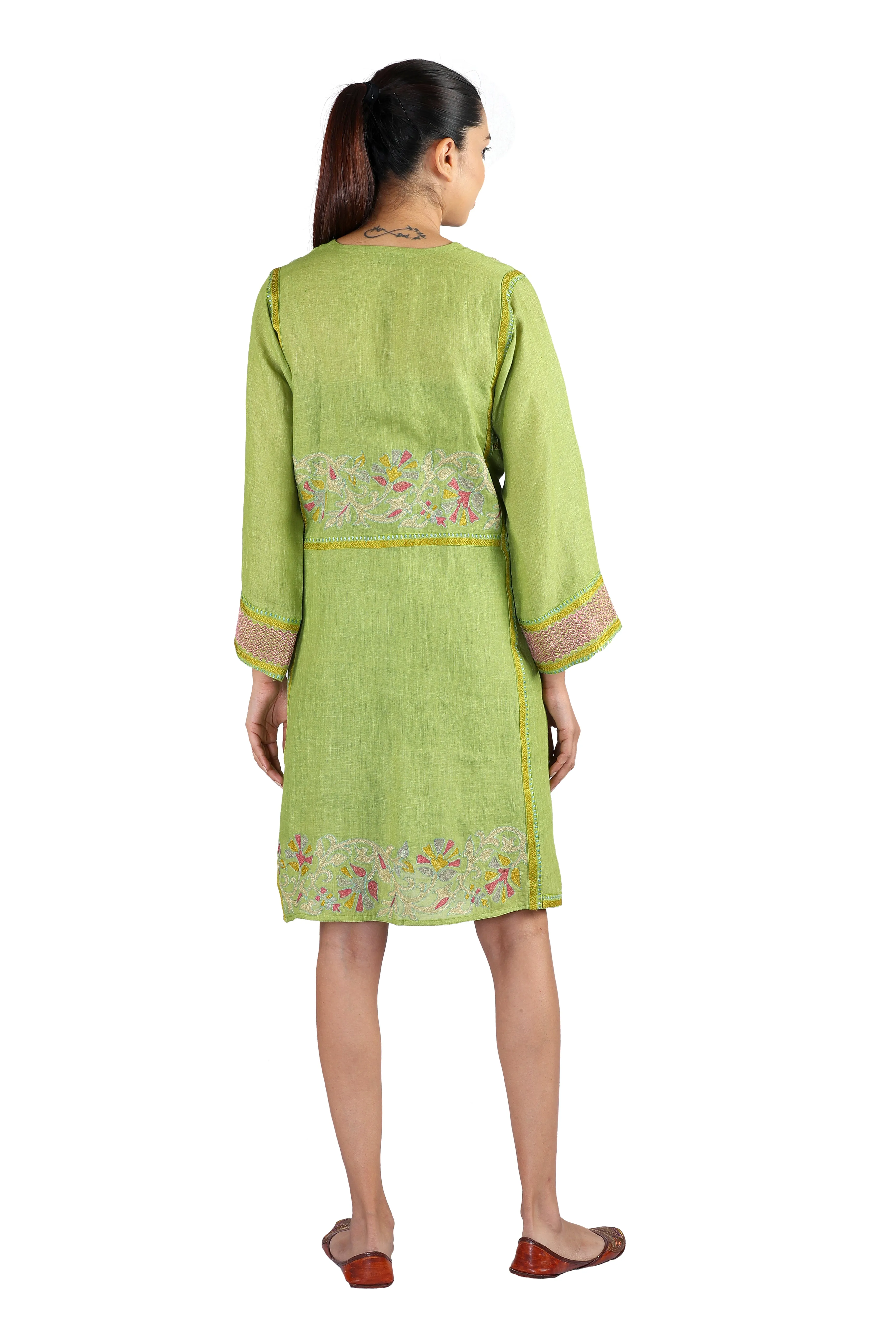 Lemon Green Dress