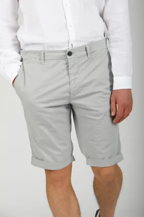 London bermuda chino uomo in gabardina stretch regular fit ①