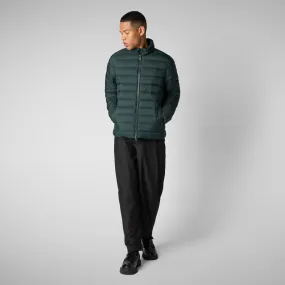 Man's jacket Idris in green black