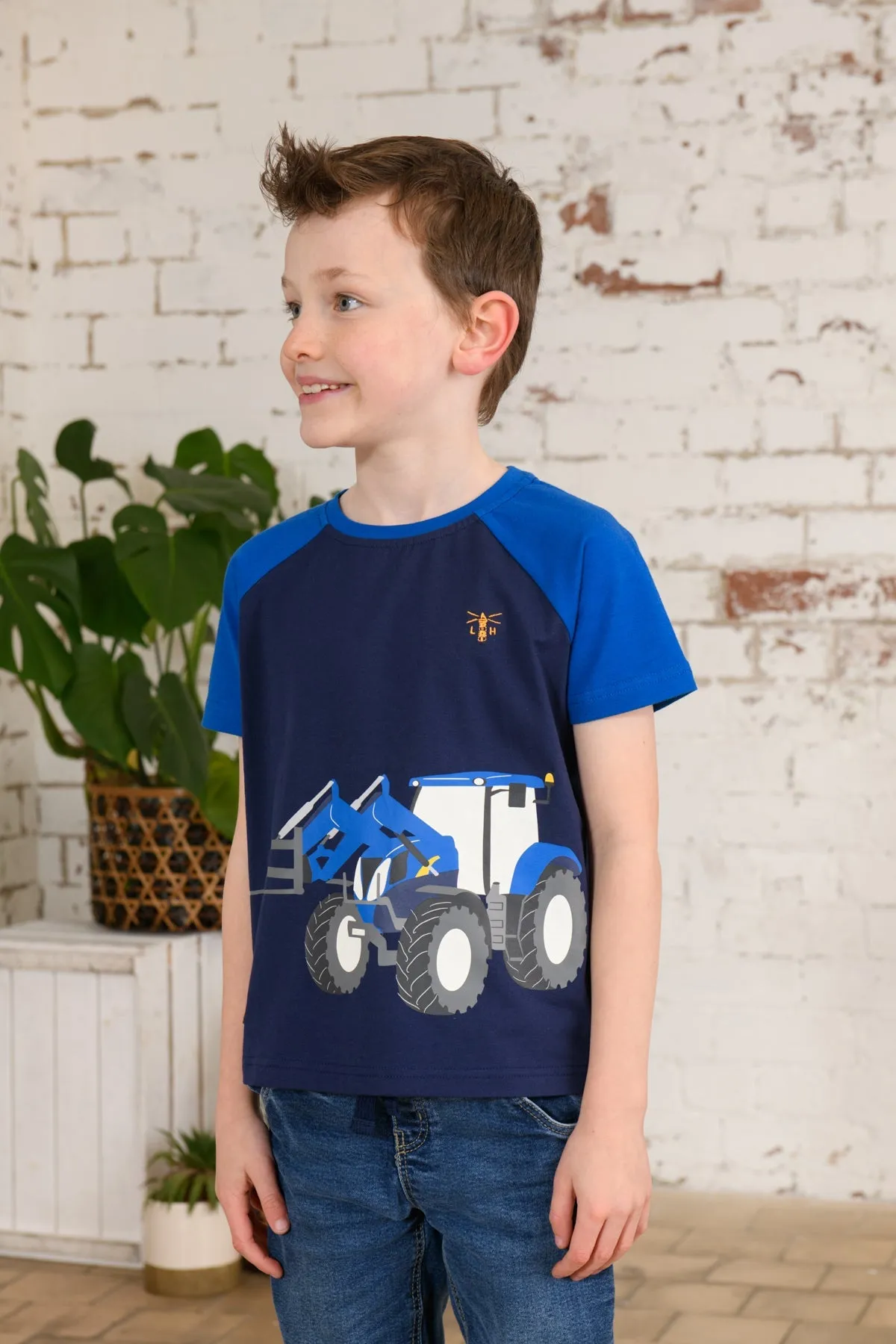 Mason Tee Shirt - Blue Front Loader