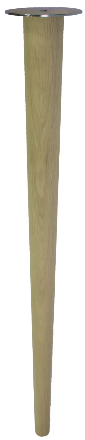 McCobb Solid Oak Table Legs Short with Leg Plates