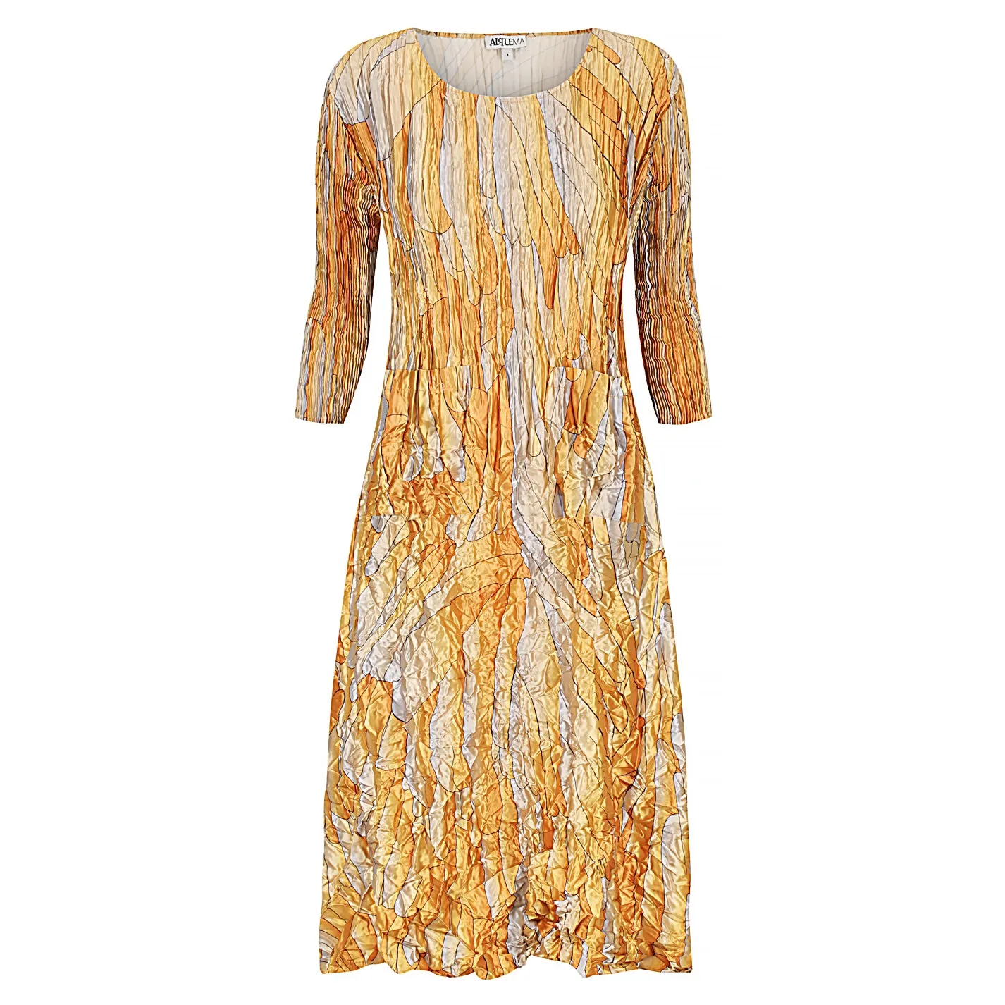 NEW Sleeve Smash Pocket Dress - Glossy | Alquema