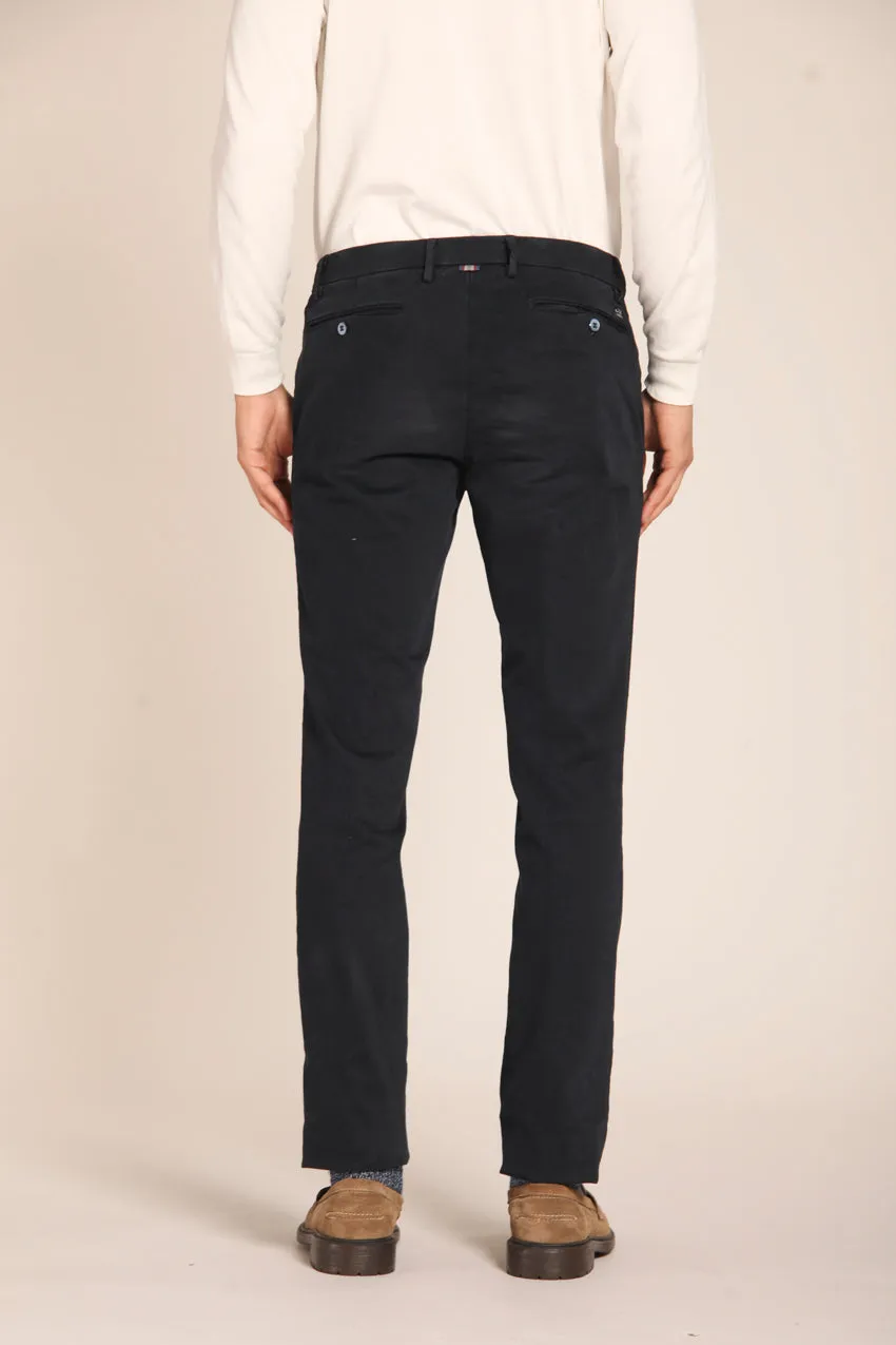 New York pantalone chino uomo in gabardina stretch regular fit ①