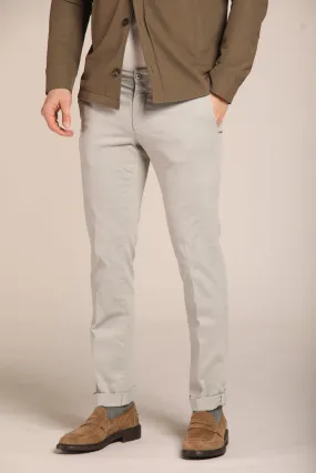 New York pantalone chino uomo in gabardina stretch regular fit ①