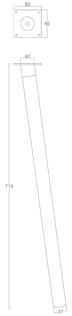 Norse Angled Table Legs