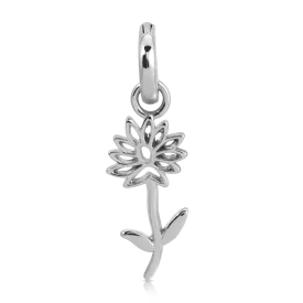November Topaz Birthstone Charm - Flower