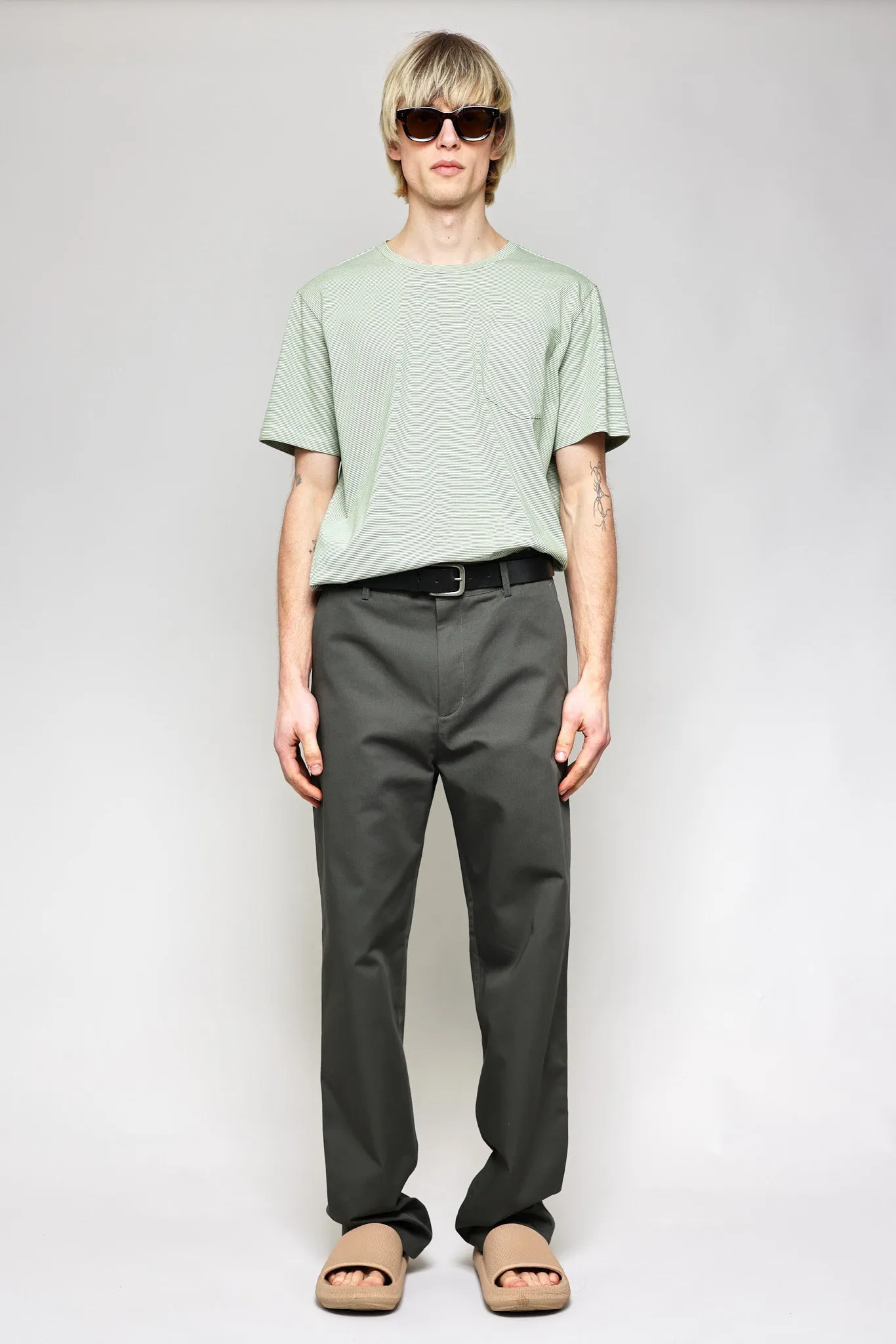 NS1203-1 Japanese Chino Compact Twill in Grey