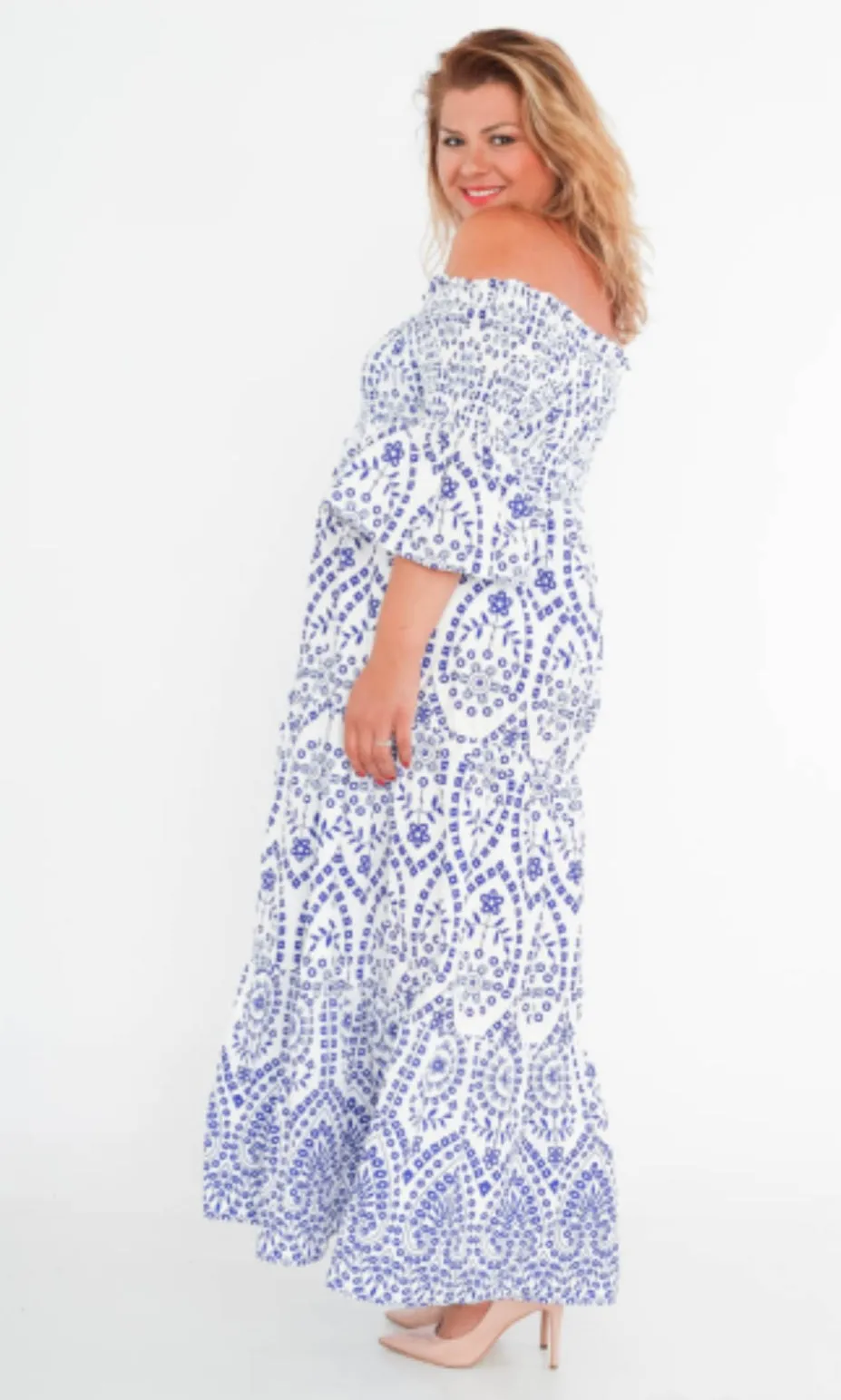 Off Shoulder OS  Maxi Dress