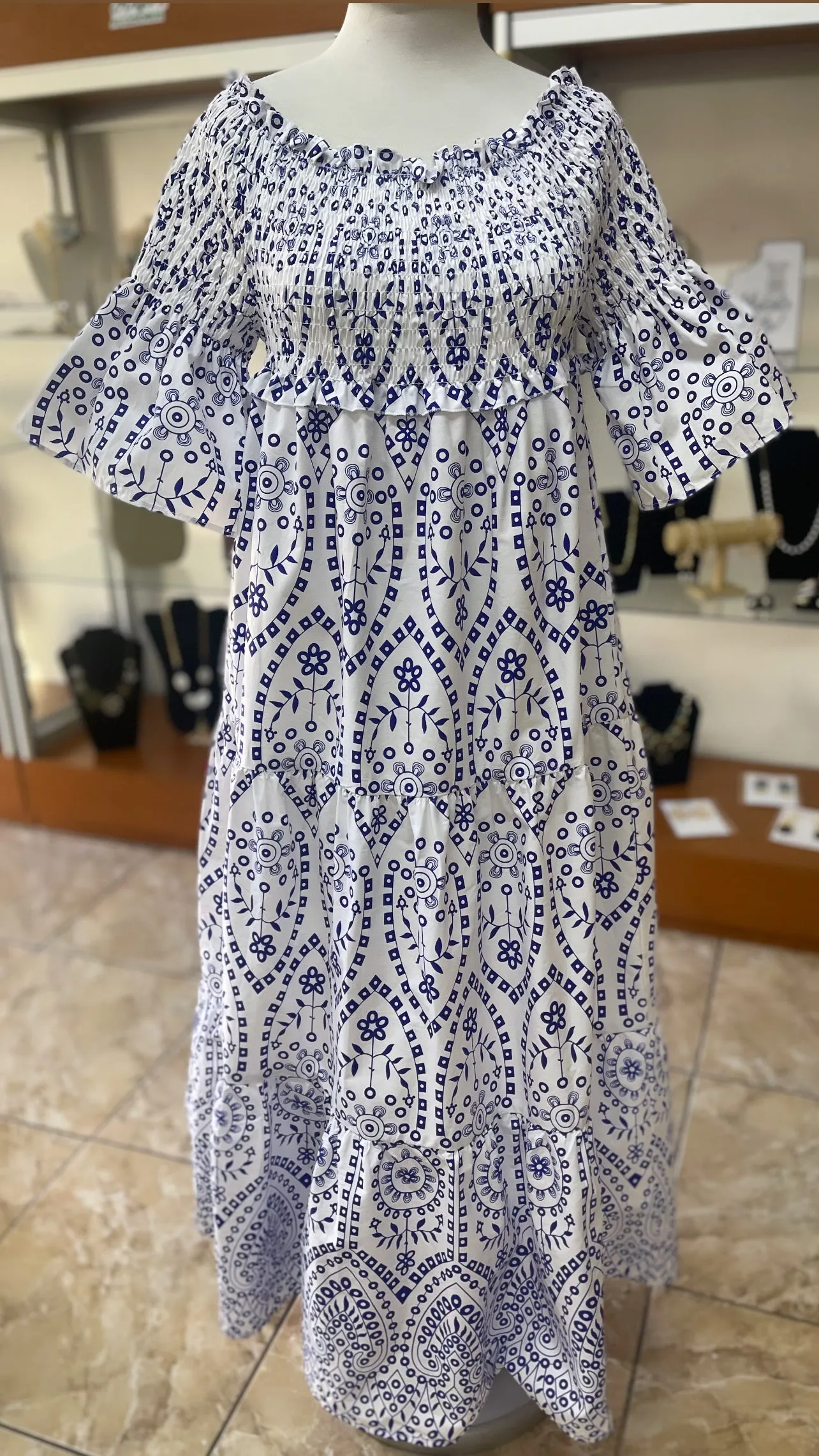 Off Shoulder OS  Maxi Dress