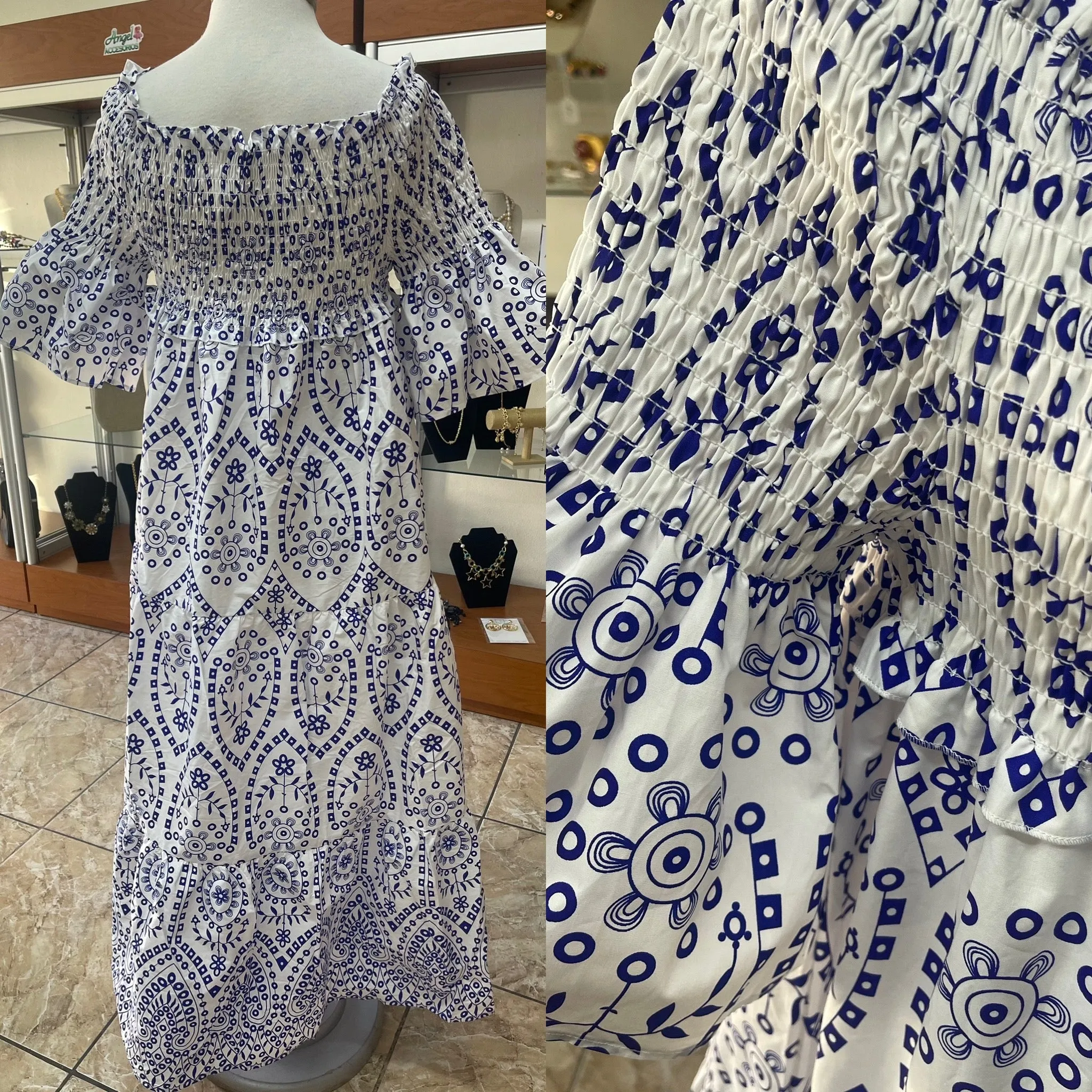 Off Shoulder OS  Maxi Dress