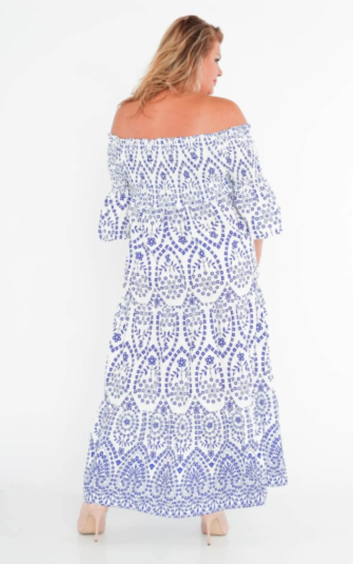 Off Shoulder OS  Maxi Dress
