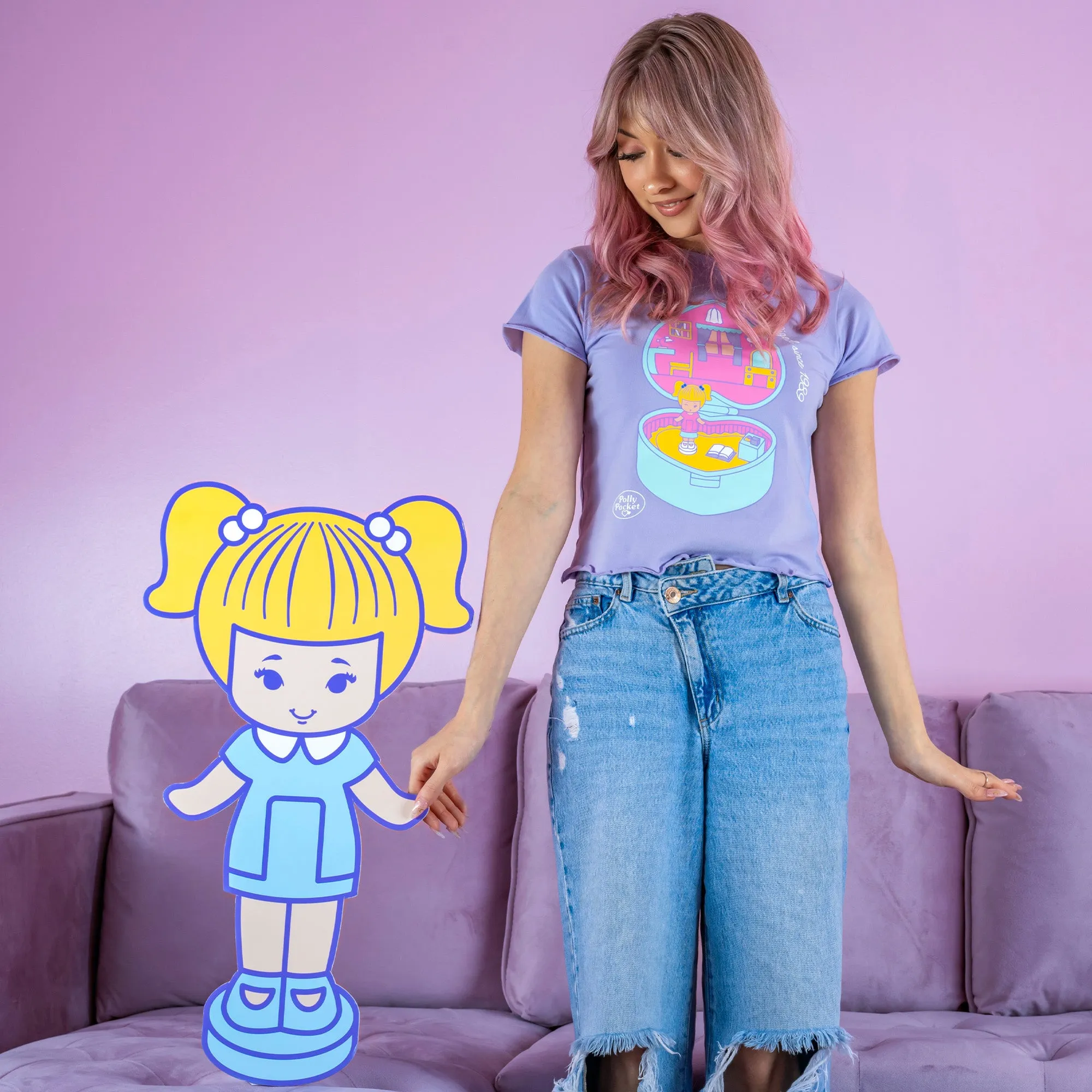 Polly Pocket Crop T-Shirt