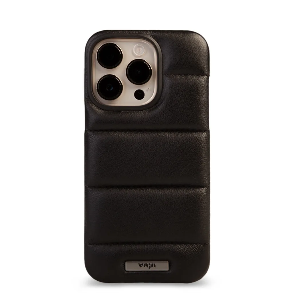 Puffer Grip Phone 14 Pro Leather Case