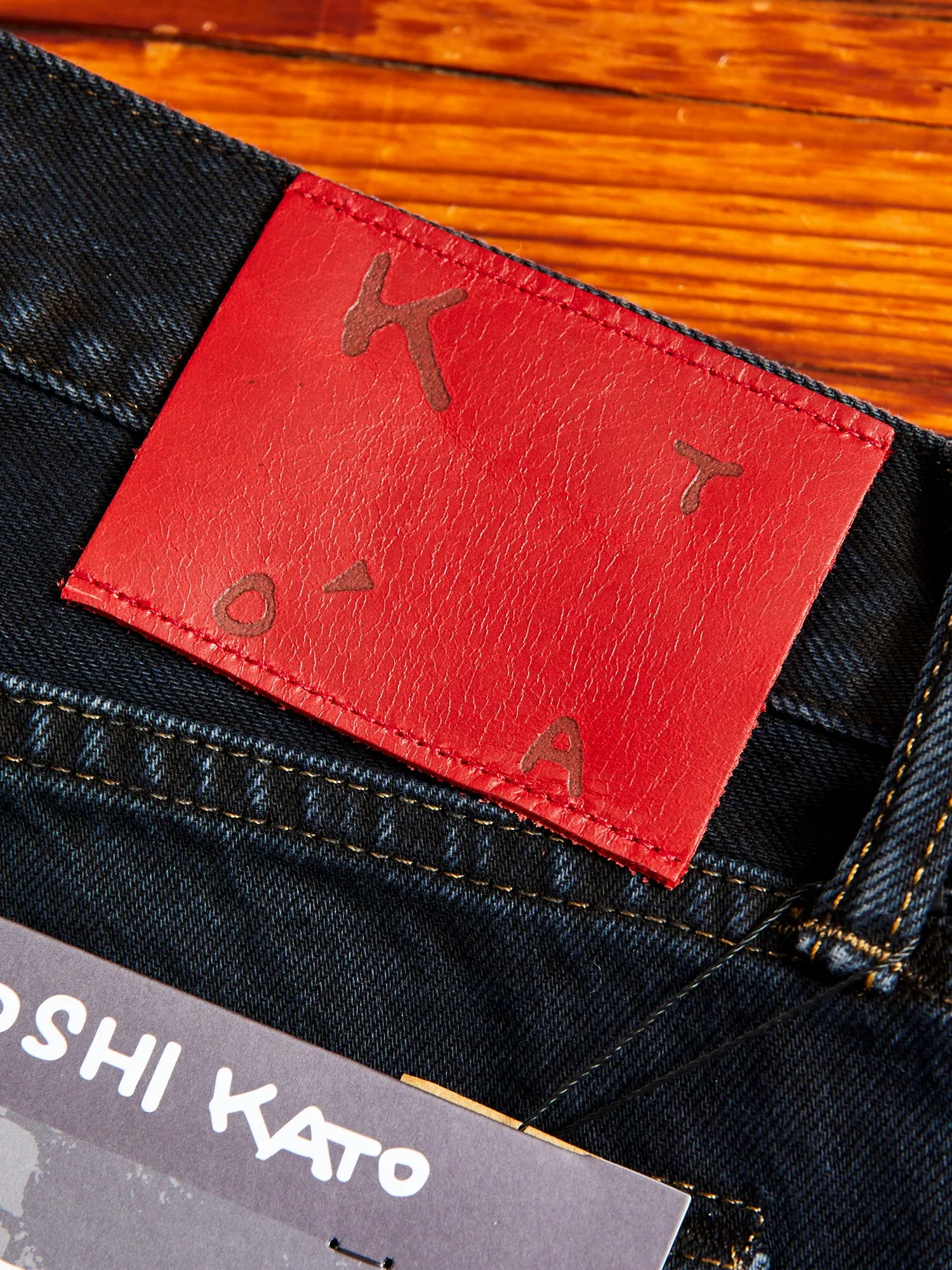 "Miles" 12.5oz Natural Slub Black Overdye Selvedge Denim - Pen Slim