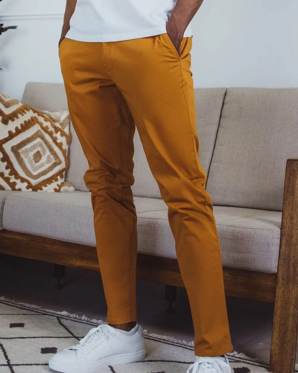 Rust | Tech Chino Pants (Slim)