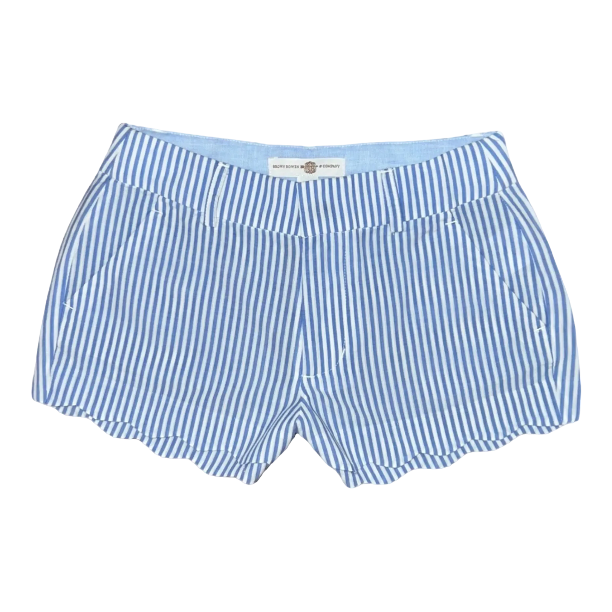 Sandlapper Scalloped Shorts – Sea Island Seersucker