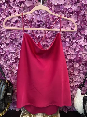 Satin Racer Back Top
