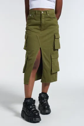 Soda Combat Skirt - Khaki