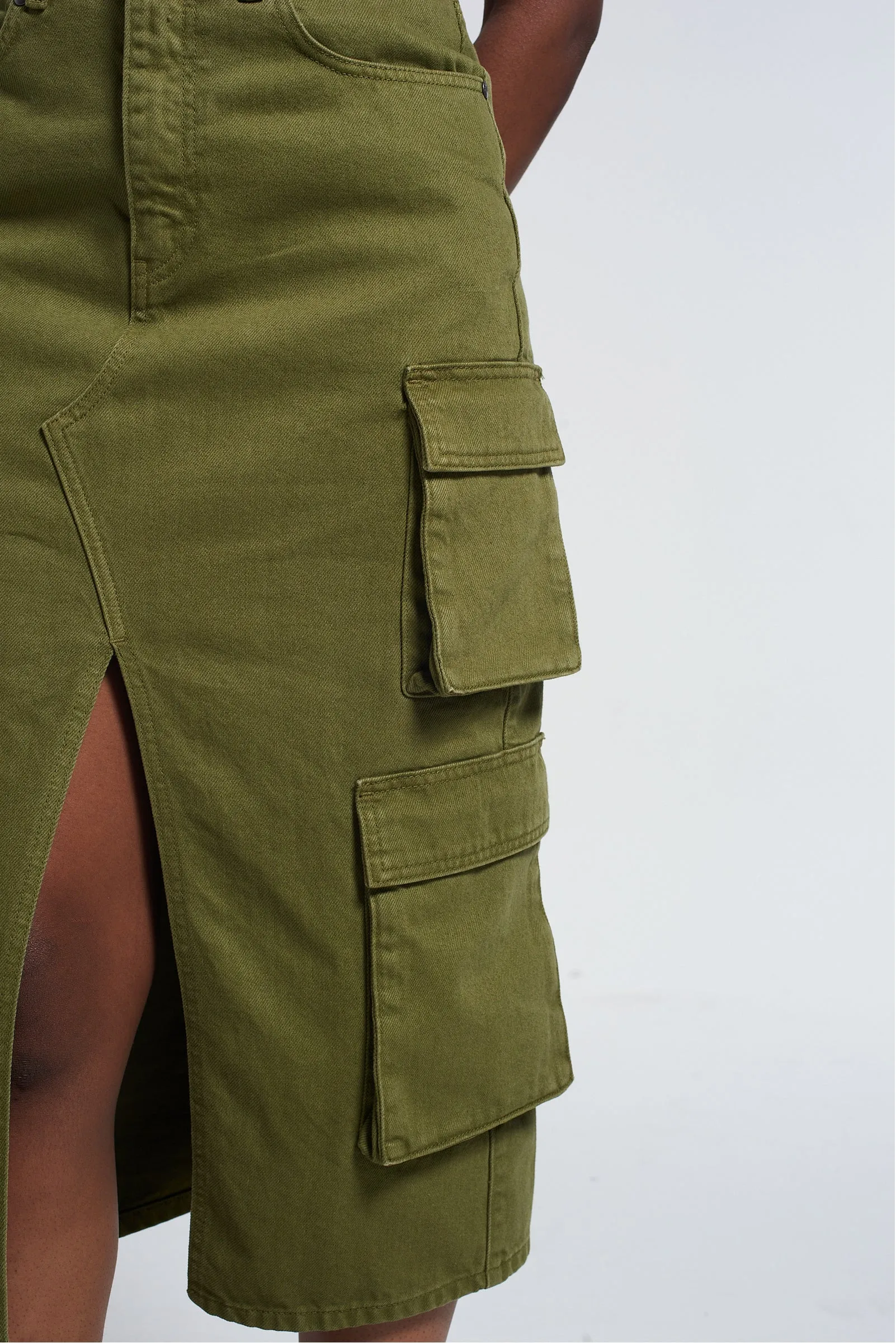 Soda Combat Skirt - Khaki