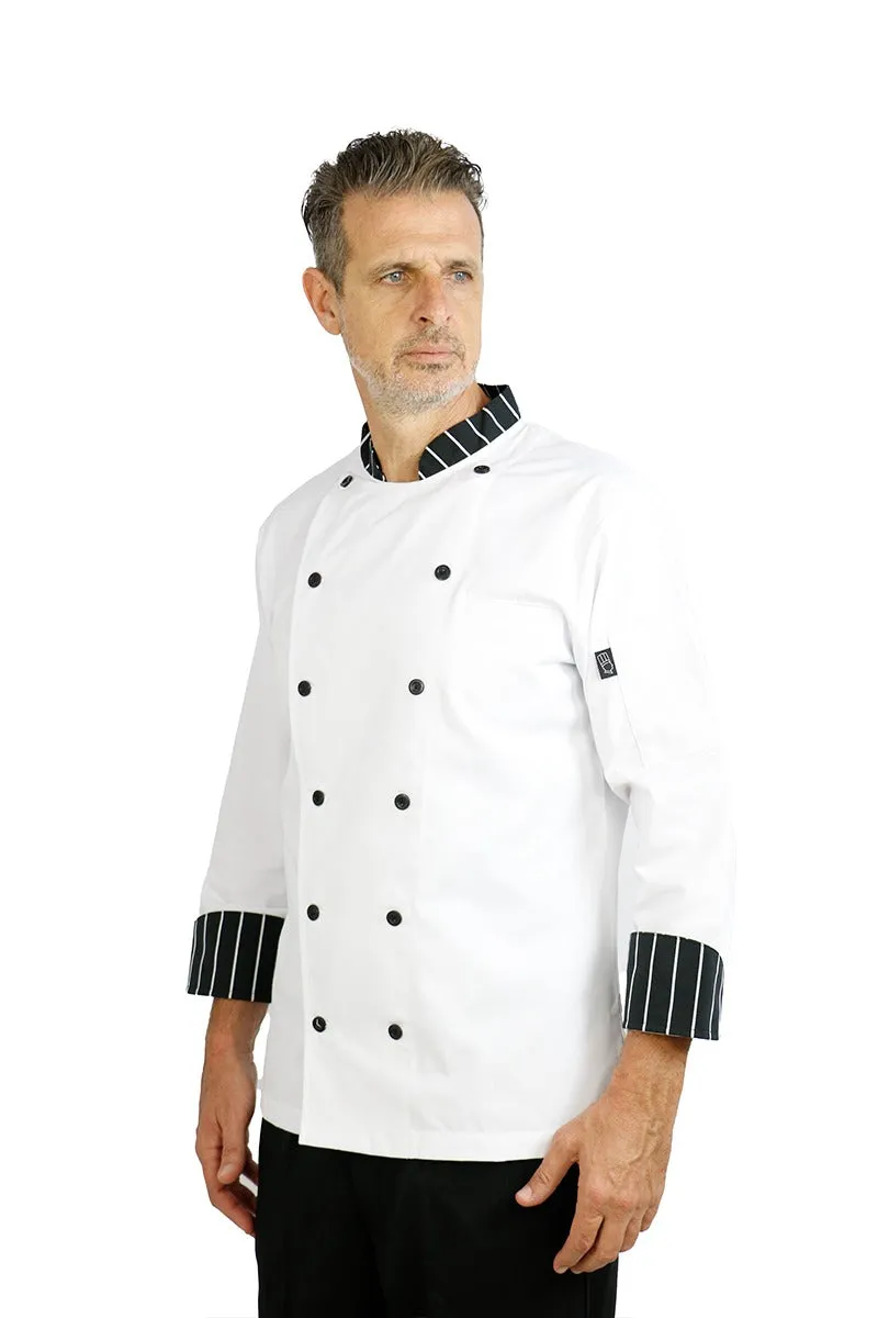 Stripes Classic Chef Coat | Men's