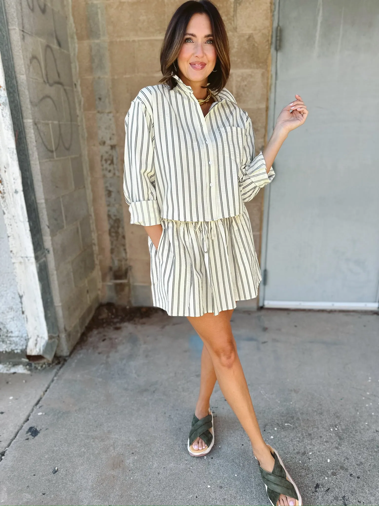 Sundays| Vada Shirt - Faro Stripe