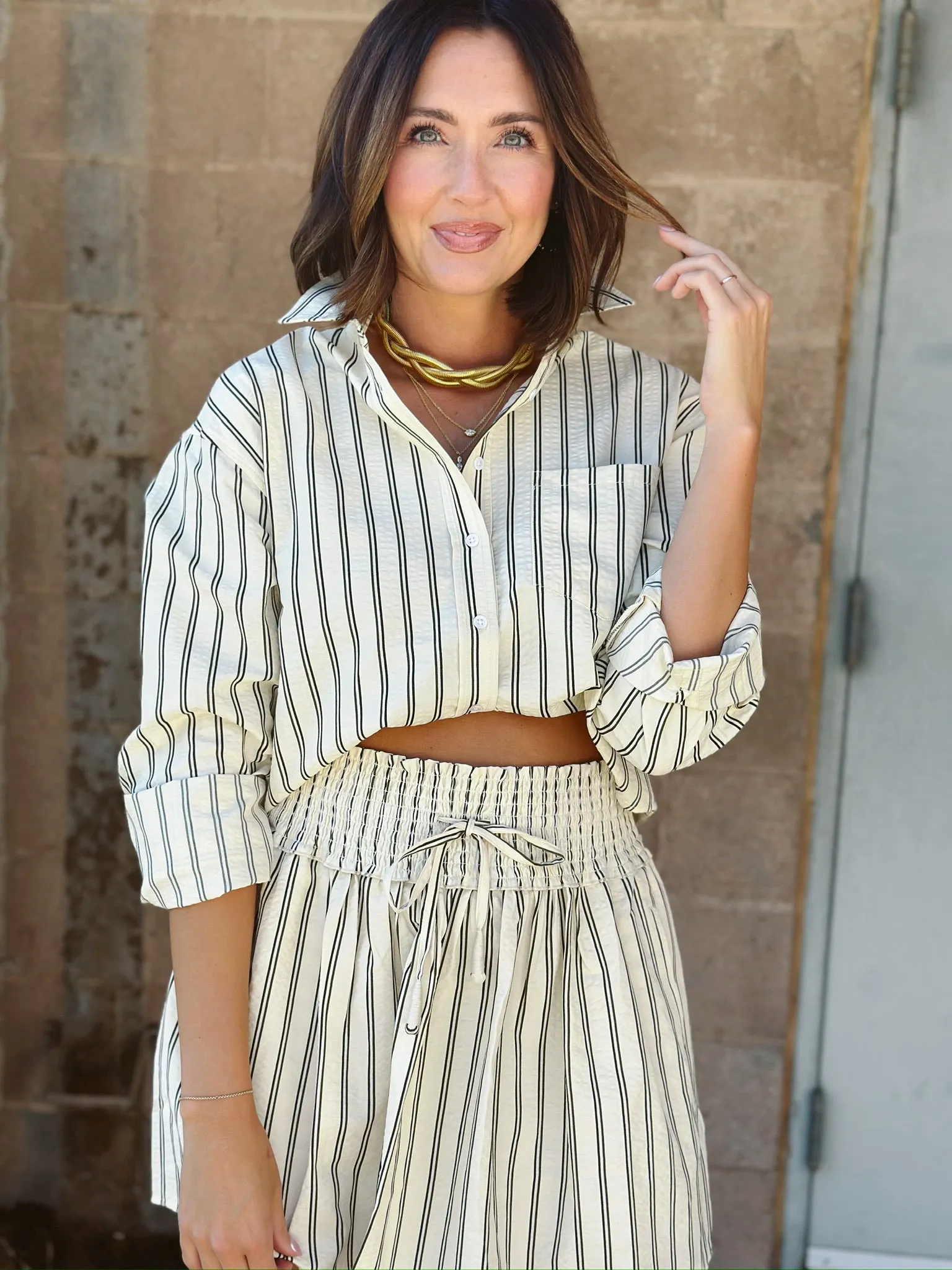 Sundays| Vada Shirt - Faro Stripe