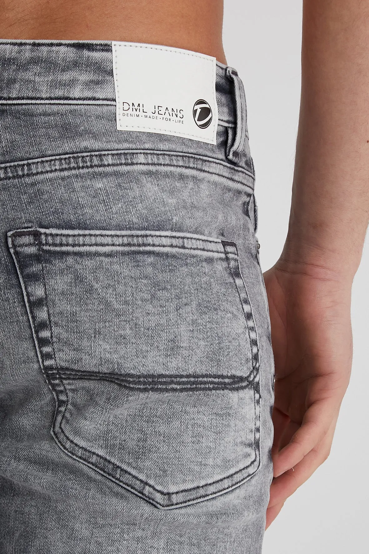 Texas denim shorts In Grey wash