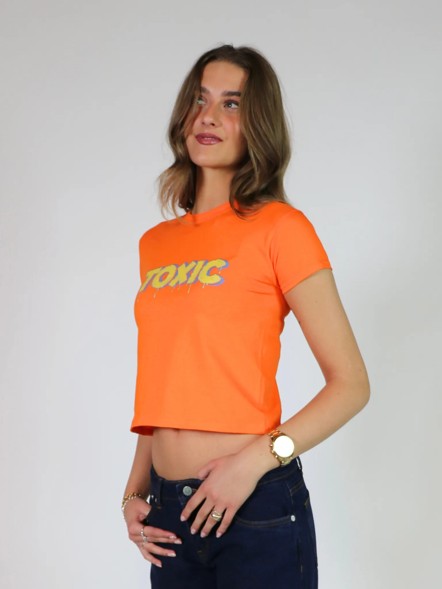 TOXIC BABY TEE - ORANGE