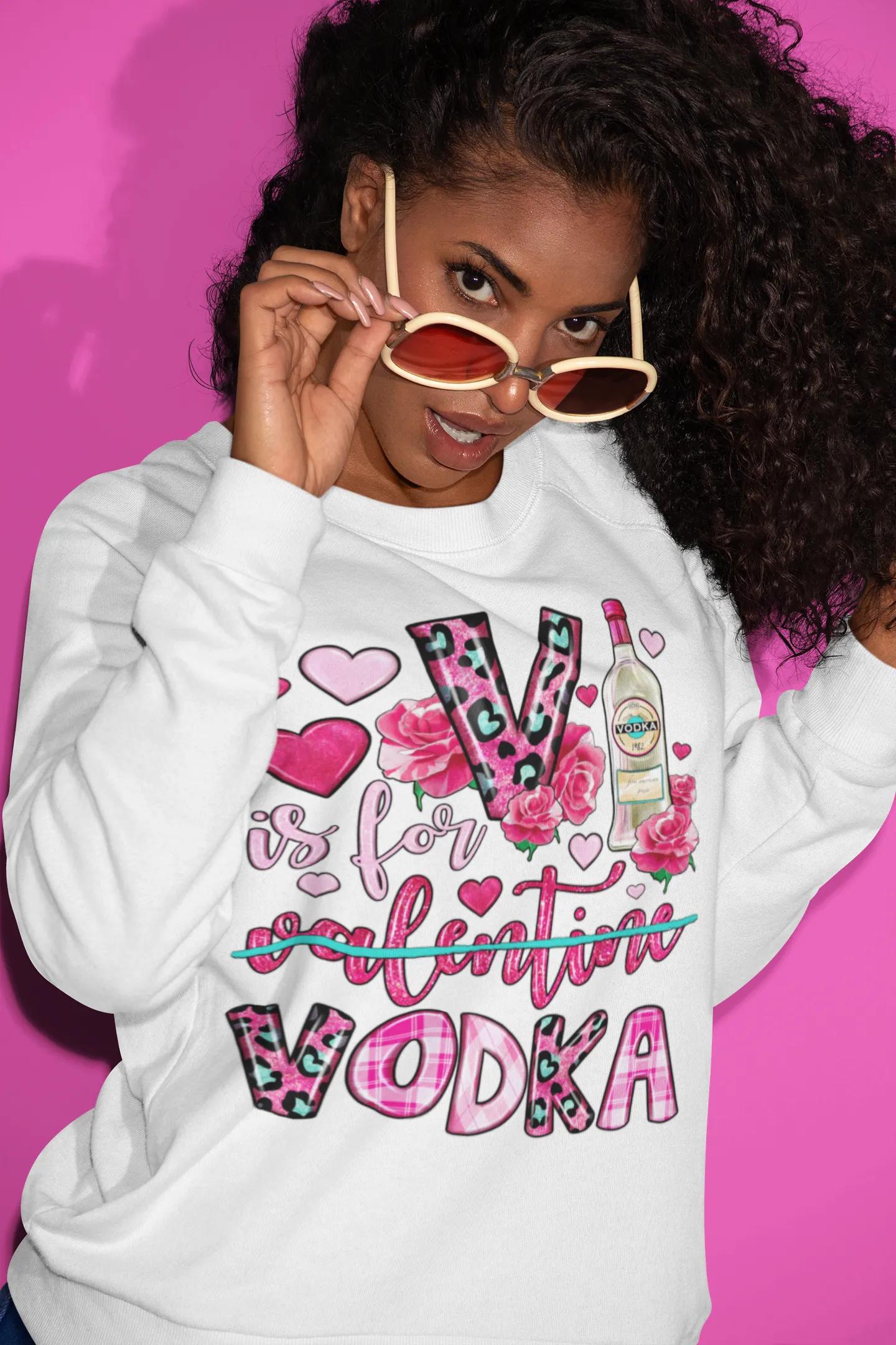 V Is For Vodka Valentine's Tee