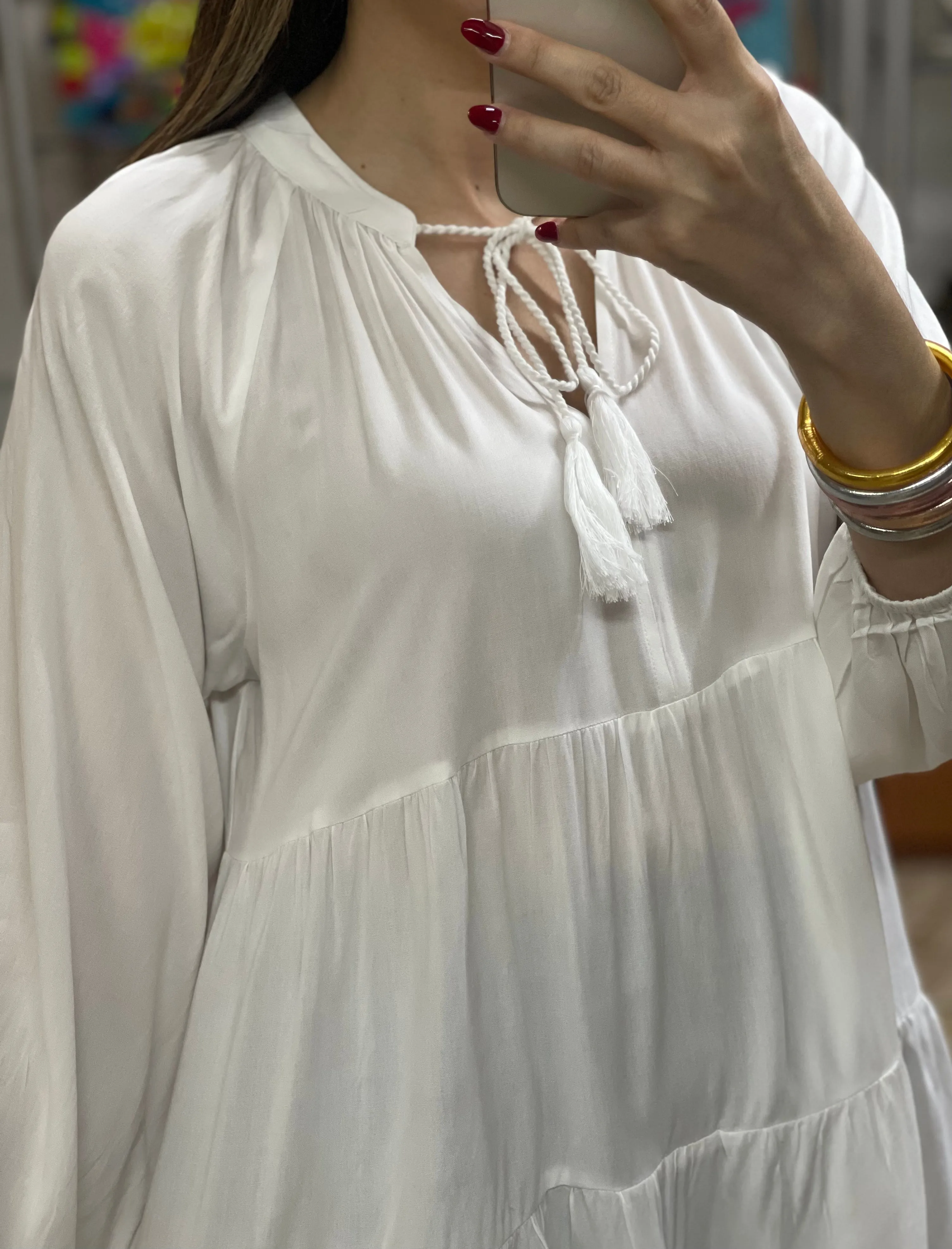 White Tunic Top