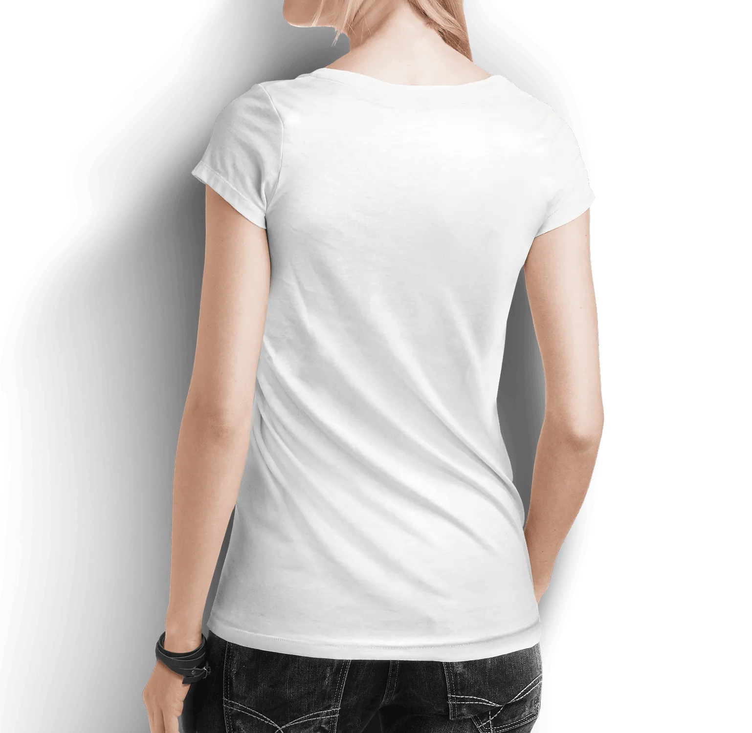 Women's round neck Navy/Mustard/White Value pack